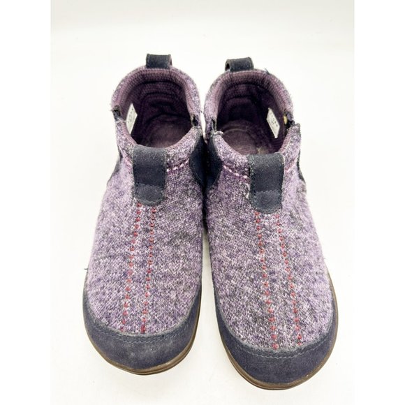 Acorn Women's Purple Bootie Ankle Height Slipper with Cloud Cushion® Comfort 7 - Picture 3 of 11